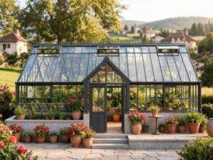 Outdoor Garden Glass Greenhouse Victorian Style Ysgh 090